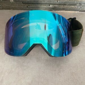 Blue VR Headset with Black Strap